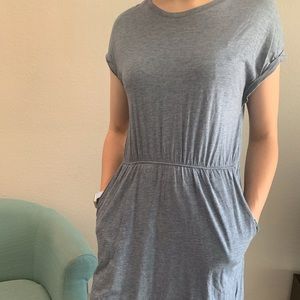 Gray-blue casual dress!